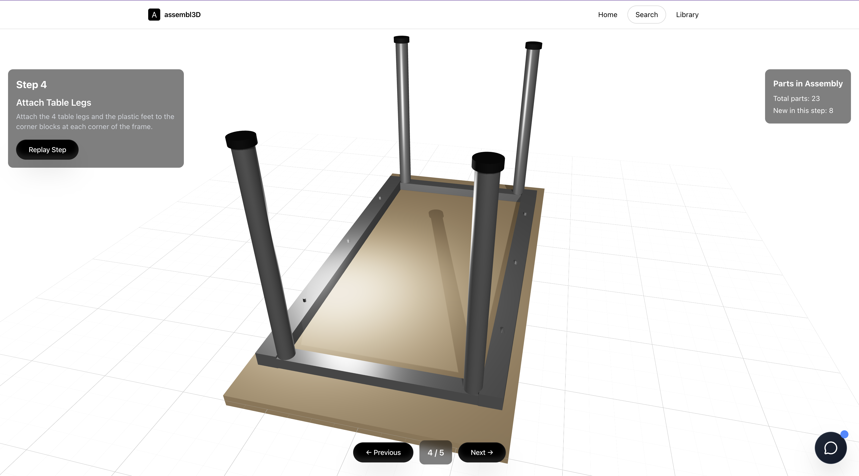 assembl3D 3d visualization interface