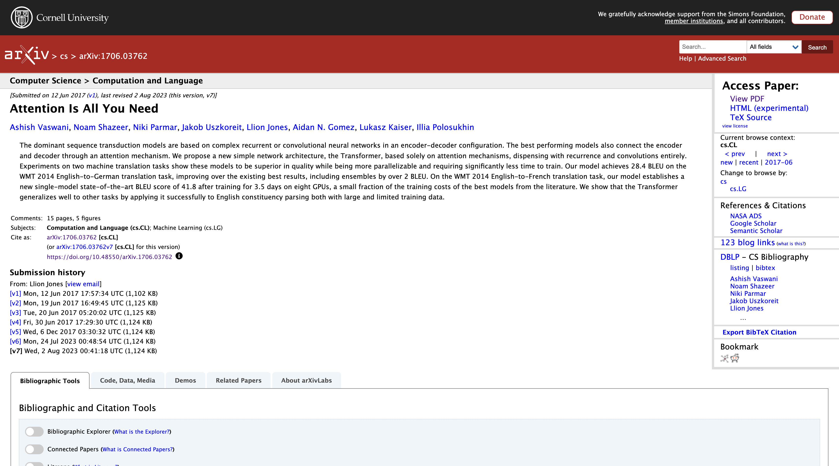 arXiv paper ingestion and processing